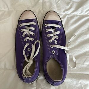Converse Purple Sneakers with White Accents